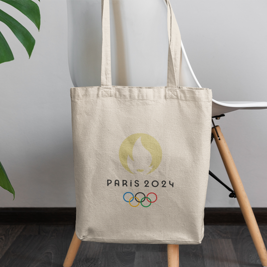 Paris 2024 Olympic Logo Natural Tote Bag 