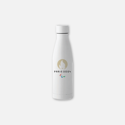 Gourde Blanche Thermos Jeux Paralympiques de Paris 2024